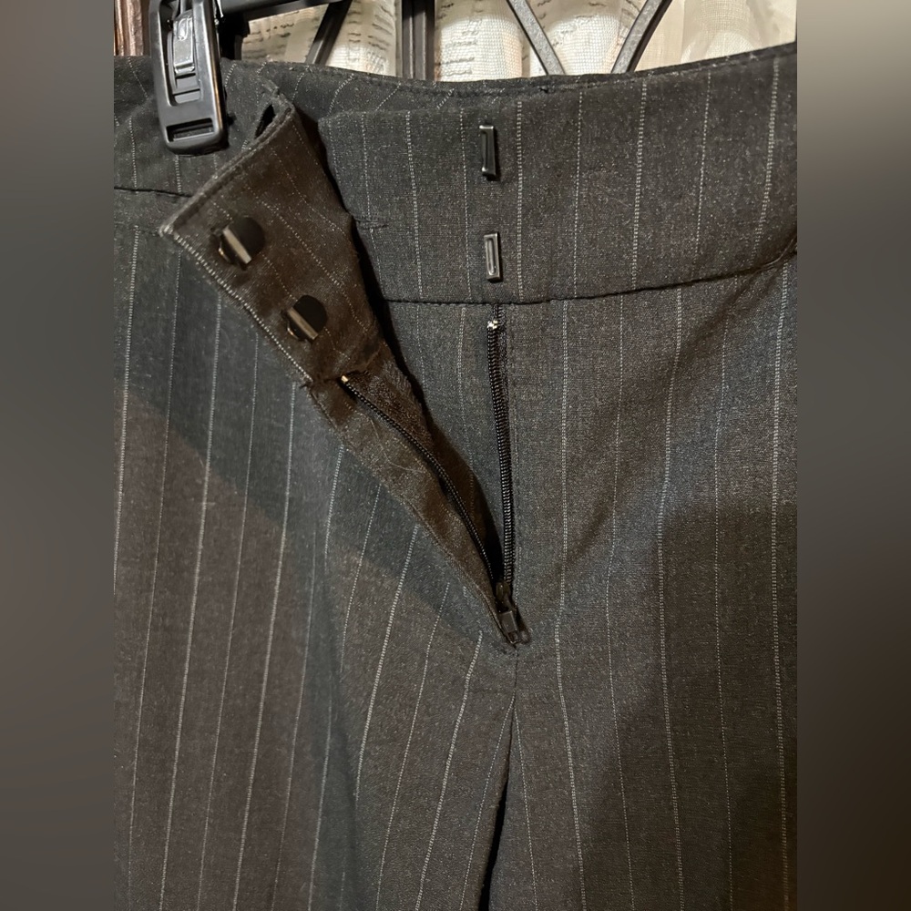 New York & Company Black Pinstripe Pants - Picture 6 of 7